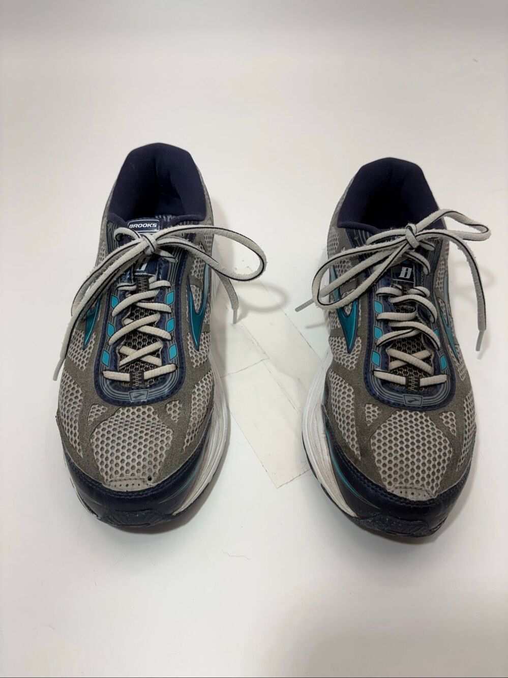 Brooks Adrenaline GTS 11 Men’s Running Shoes Size 11 Gray Blue Teal